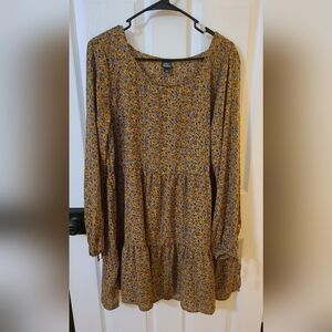 Floral Long Sleeve Dress